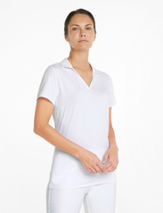 PUMA Golf - W Cloudspun Coast Polo - t-shirts & topper - bright white - 2