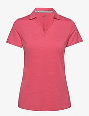 PUMA Golf - W Cloudspun Coast Polo - t-shirts & tops - loveable heather - 0