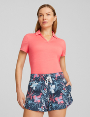 PUMA Golf - W Cloudspun Coast Polo - t-shirts & tops - loveable heather - 2