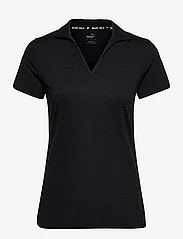 PUMA Golf - W Cloudspun Coast Polo - t-shirts & tops - puma black heather - 0