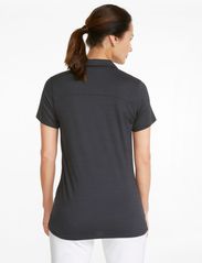 PUMA Golf - W Cloudspun Coast Polo - t-shirts & tops - puma black heather - 3