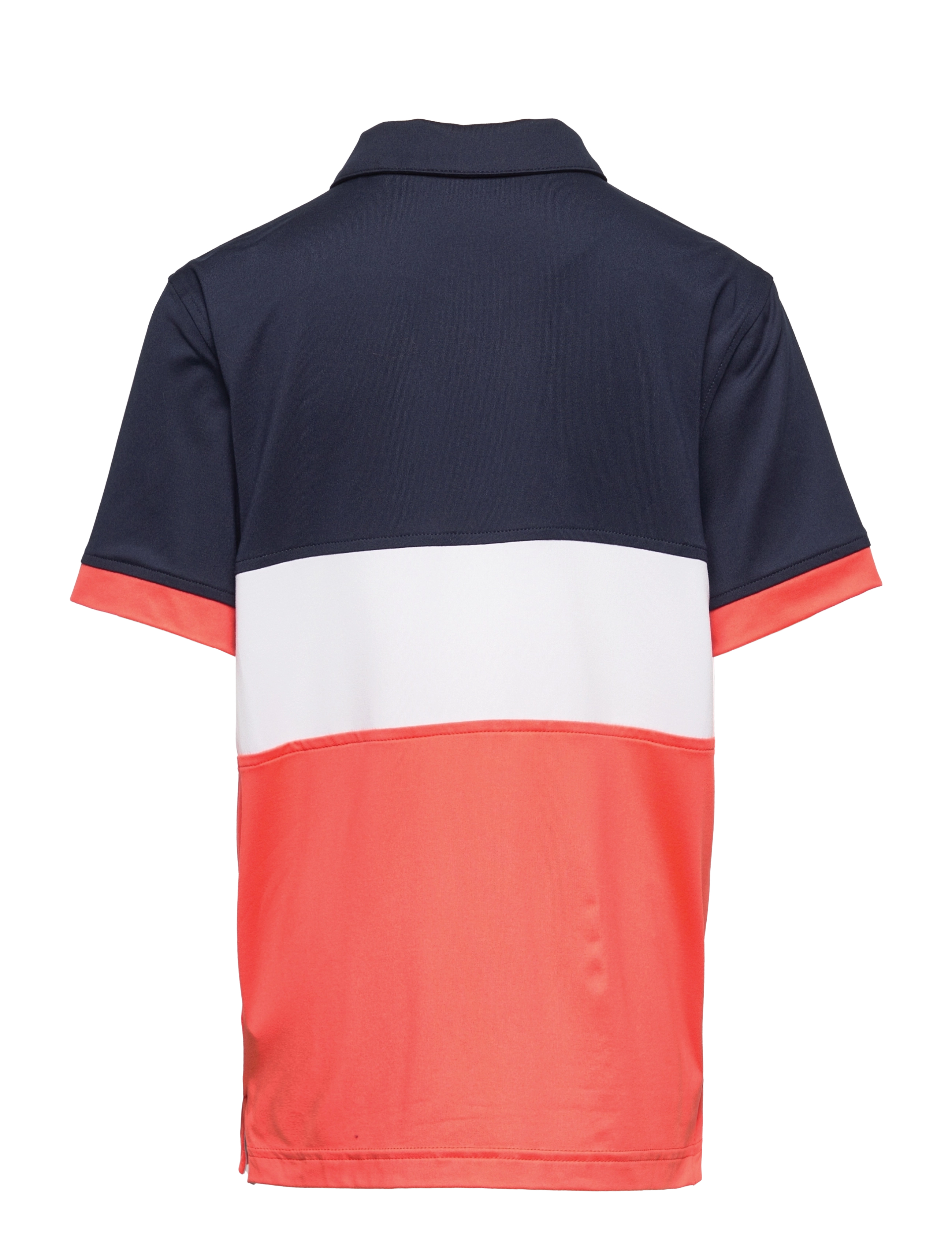 PUMA Golf - Boys Cloudspun Highway Polo - navy blazer-hot coral - 1