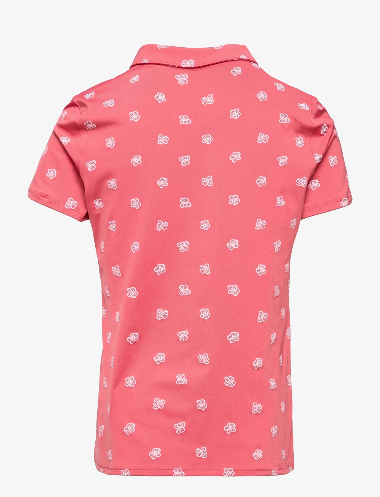 PUMA Golf - MATTR Hibiscus Polo Girls - kortärmade t-shirts - rapture rose-bright white - 1