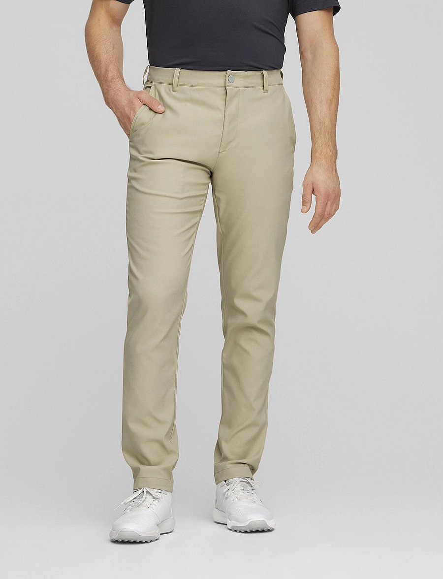 PUMA Golf - Dealer Tailored Pant - golfbyxor - alabaster - 0