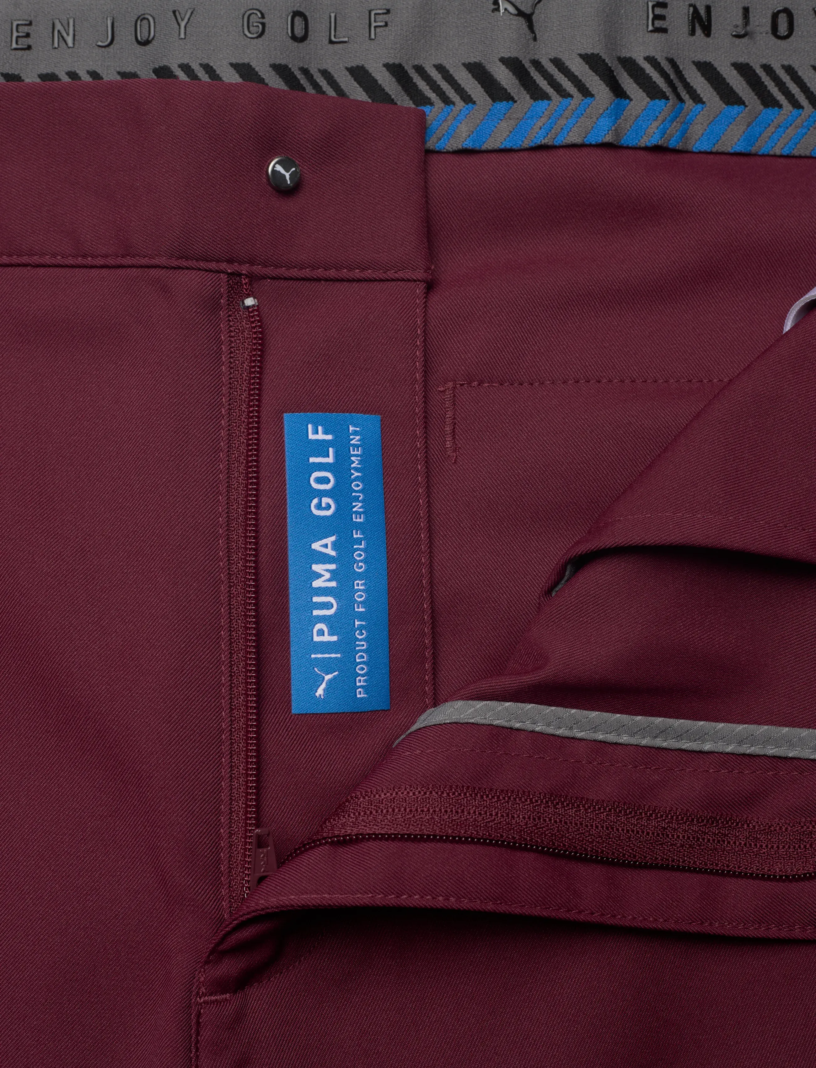PUMA Golf - Dealer Tailored Pant - golfbyxor - ruby shimmer - 3