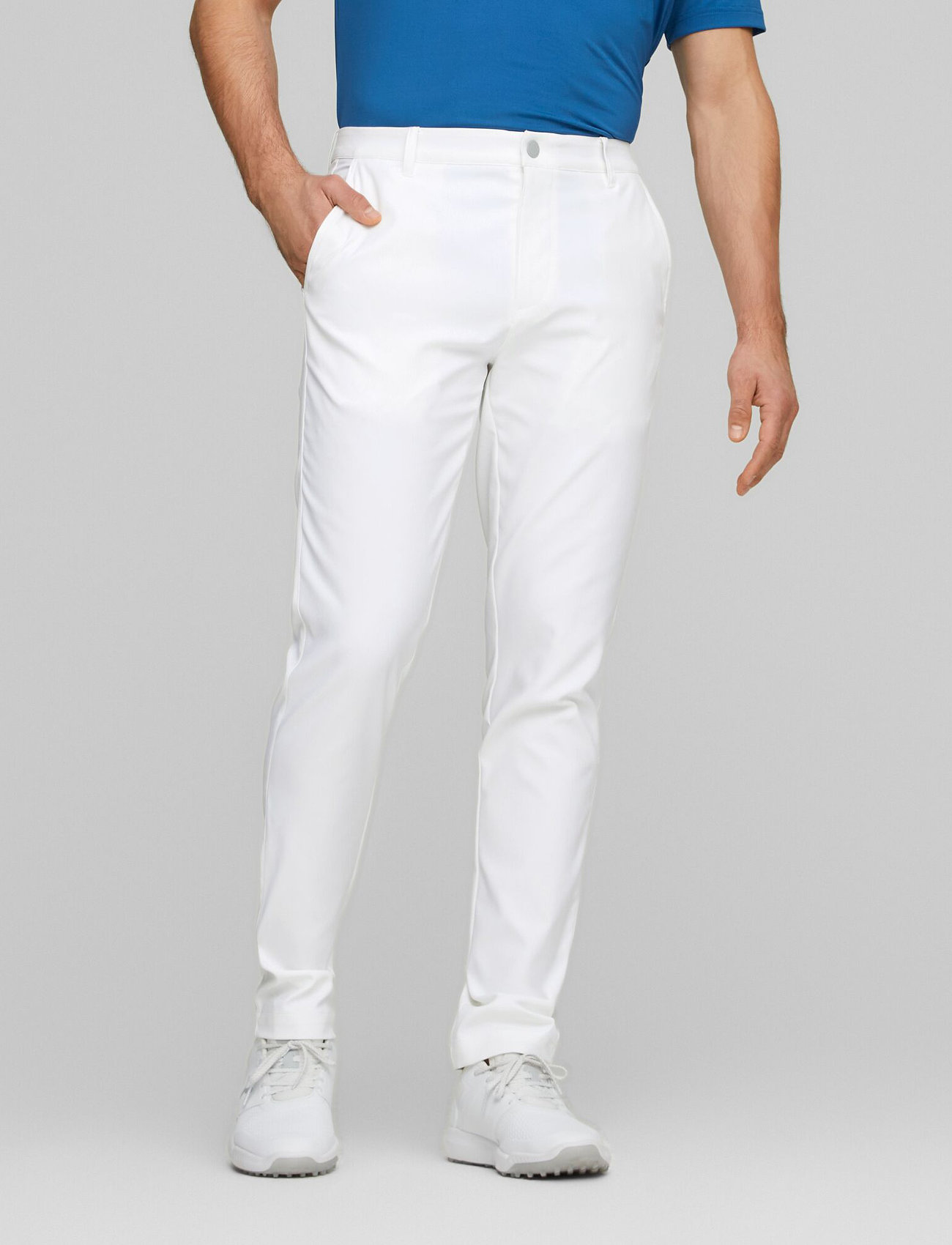 PUMA Golf - Dealer Tailored Pant - pantalon de golf - white glow - 0