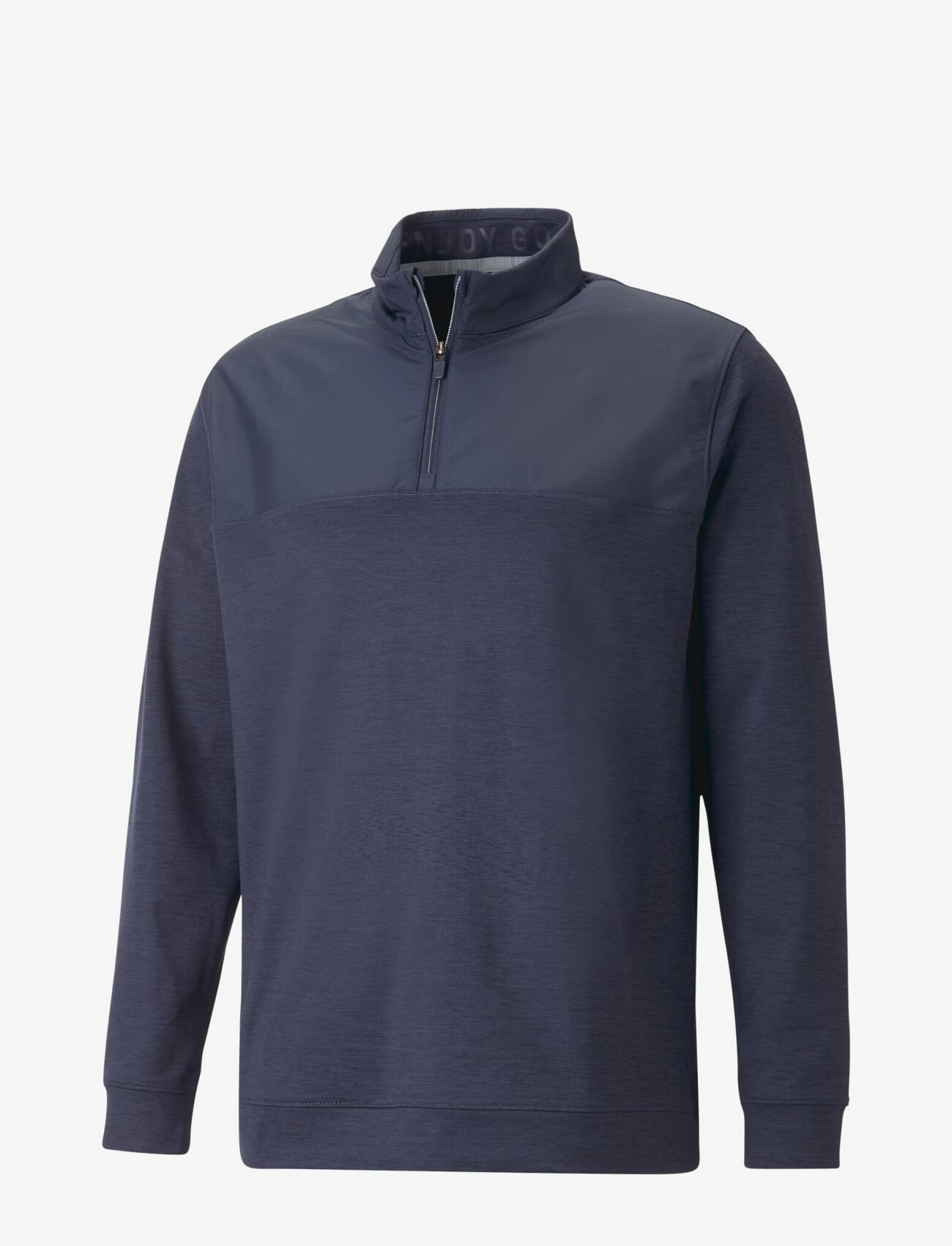 PUMA Golf - Cloudspun Colorblock 1/4 Zip - fleece og mellemlag - navy blazer-navy blazer heather - 1