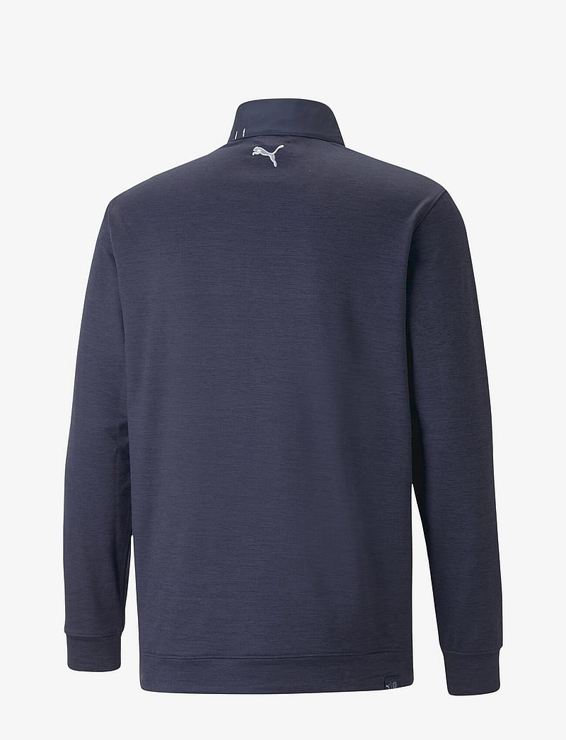 PUMA Golf - Cloudspun Colorblock 1/4 Zip - fleece og mellemlag - navy blazer-navy blazer heather - 2