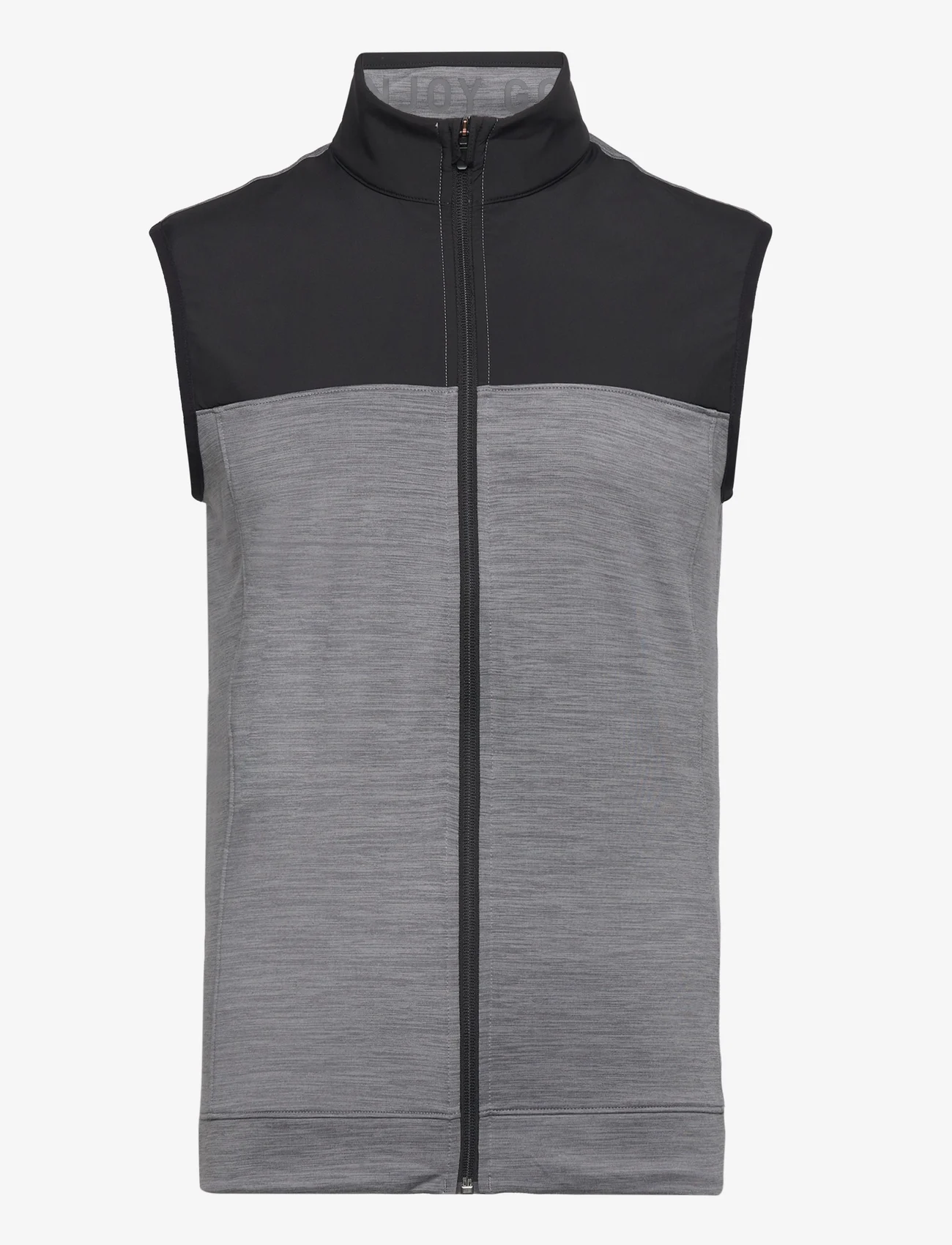 PUMA Golf - Cloudspun Colorblock Vest - golf-jacken - puma black-quiet shade heather - 0