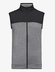 PUMA Golf - Cloudspun Colorblock Vest - golf jackets - puma black-quiet shade heather - 0