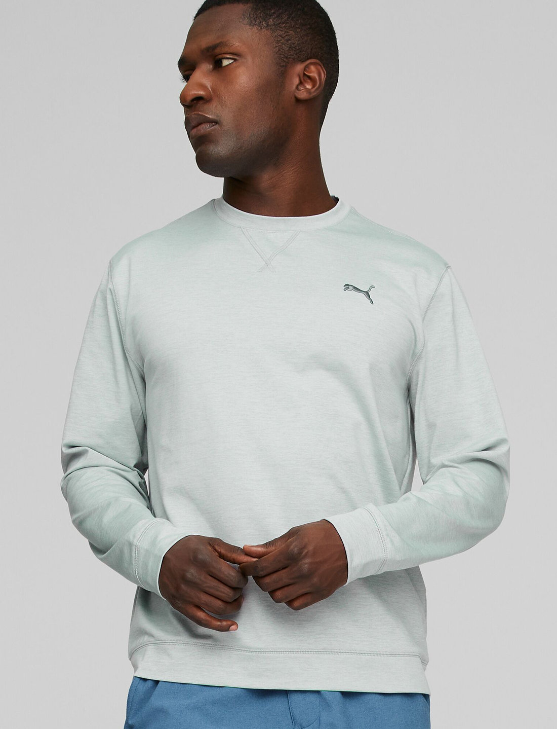 Puma crew neck sweater best sale