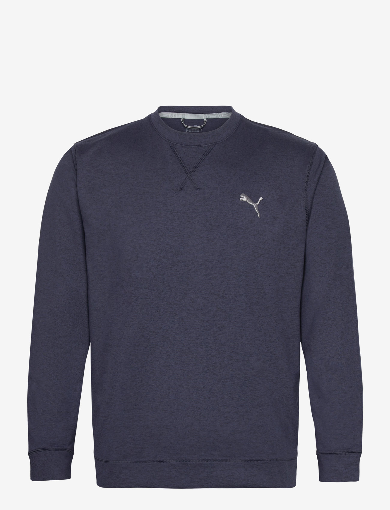 PUMA Golf - Cloudspun Heather Crewneck - navy blazer heather - 0