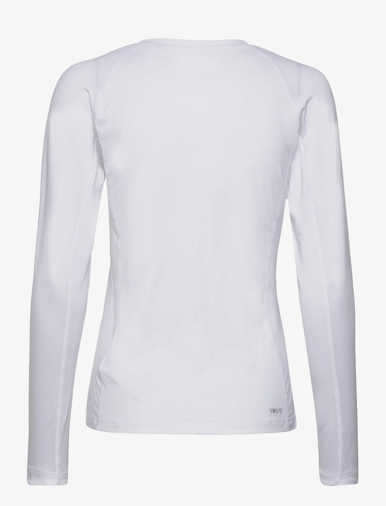 PUMA Golf - W YouV LS Crew - långärmade tröjor - bright white - 1
