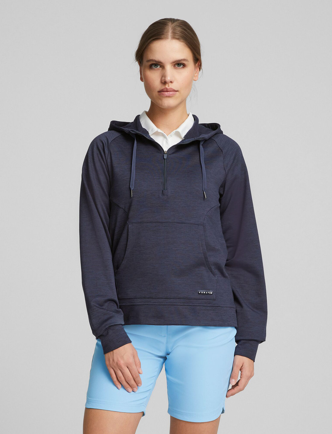 Puma golf top shorts quarter zip