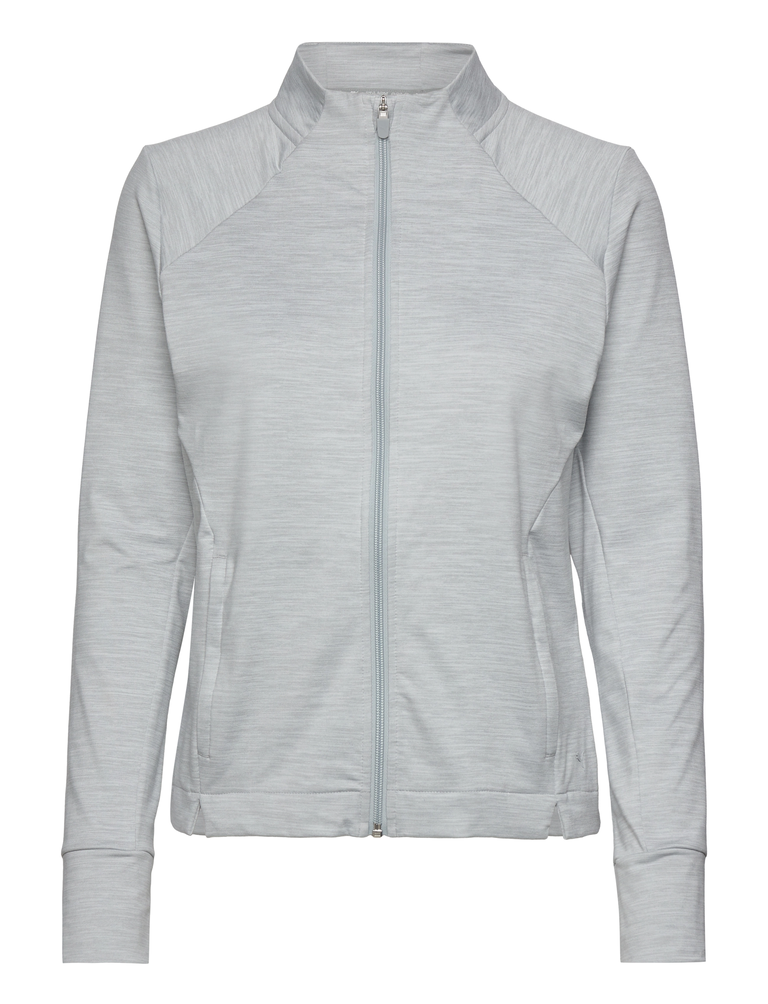 PUMA GOLF W Cloudspun Heather Full Zip Jacke Grau - XXL - Damen
