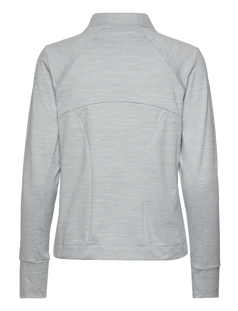 PUMA Golf - W Cloudspun Heather Full Zip Jacket - sweatshirts - high rise heather - 2