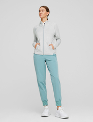PUMA Golf - W Cloudspun Heather Full Zip Jacket - sweatshirts - high rise heather - 3
