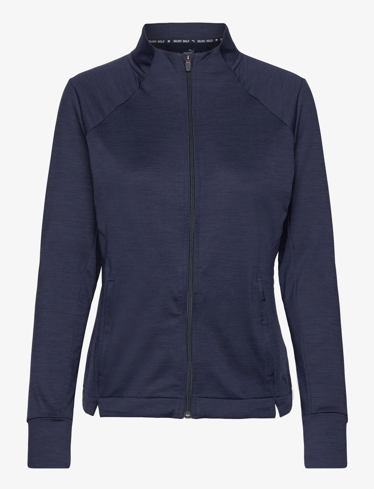 PUMA Golf - W Cloudspun Heather Full Zip Jacket - sweatshirts - navy blazer heather - 0
