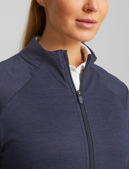 PUMA Golf - W Cloudspun Heather Full Zip Jacket - sweatshirts - navy blazer heather - 4