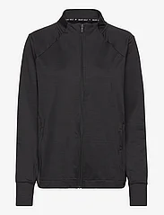 PUMA Golf - W Cloudspun Heather Full Zip Jacket - sweatshirts - puma black heather - 1