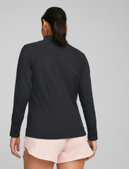 PUMA Golf - W Cloudspun Heather Full Zip Jacket - sweatshirts - puma black heather - 3