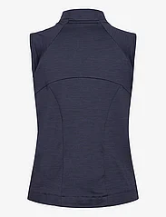 PUMA Golf - W Cloudspun Heather Full Zip Vest - quilted vests - navy blazer heather - 1