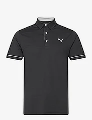 PUMA Golf - Cloudspun Haystack Polo - polo marškinėliai trumpomis rankovėmis - puma black heather-high rise heather - 0