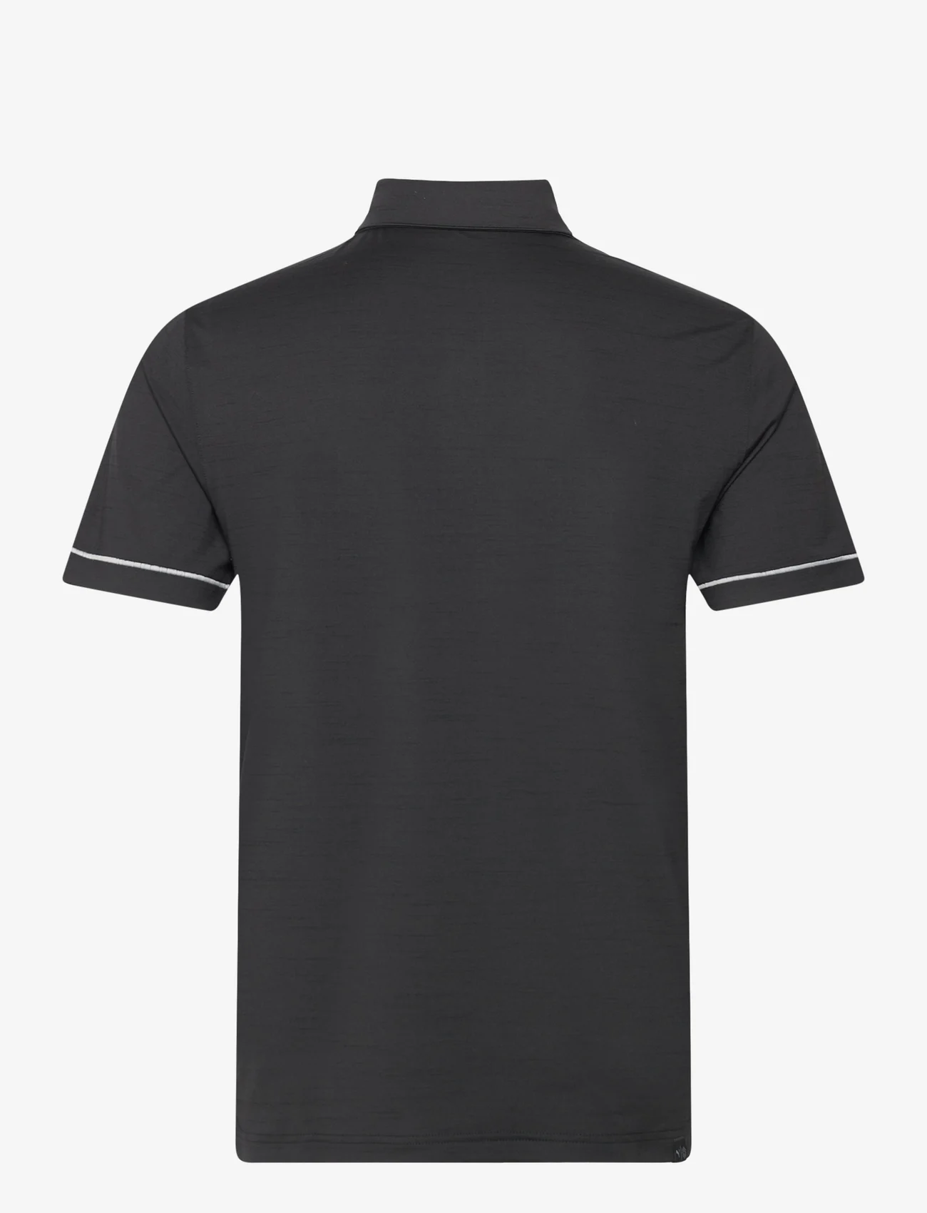 PUMA Golf - Cloudspun Haystack Polo - polo marškinėliai trumpomis rankovėmis - puma black heather-high rise heather - 1