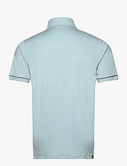 PUMA Golf - Cloudspun Haystack Polo - short-sleeved polos - turquoise surf heather-slate sky heather - 1