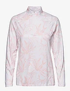 W YouV Palm 1/4 Zip - BRIGHT WHITE-ROSE DUST