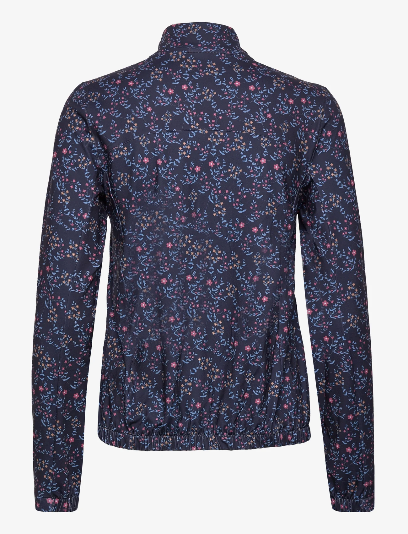 PUMA Golf - W Micro Floral Cloudspun 1/4 Zip - t-shirt & tops - navy blazer-loveable - 1