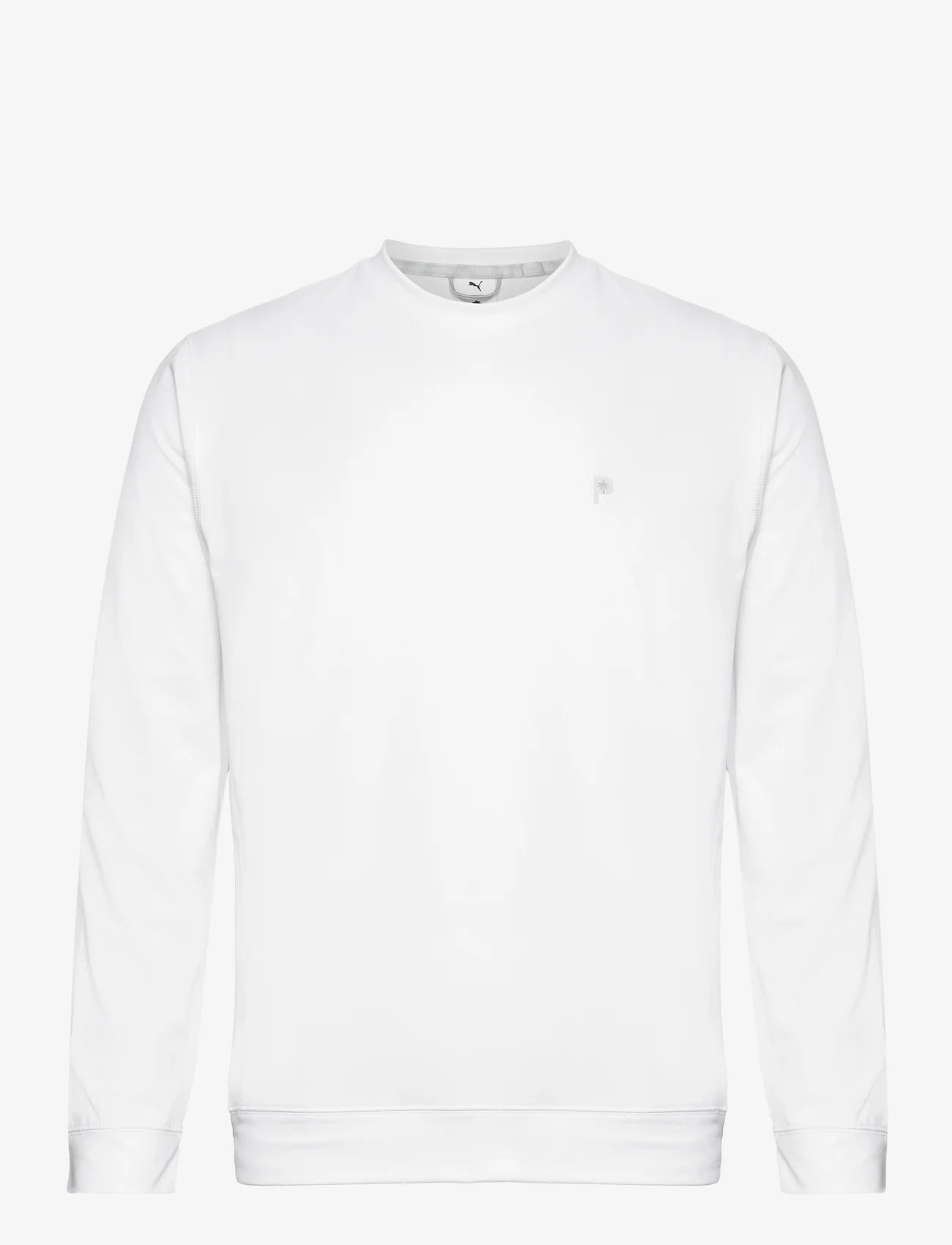 PUMA Golf - Puma x PTC Midweight Crewneck - sweaters - bright white - 0