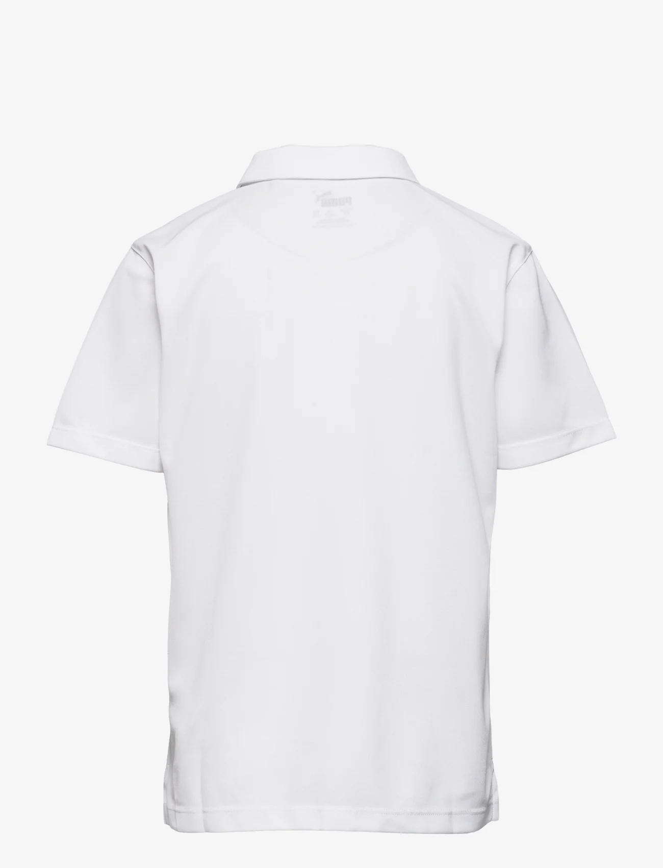 PUMA Golf - Boys Essential Polo - kortärmade t-shirts - bright white - 1