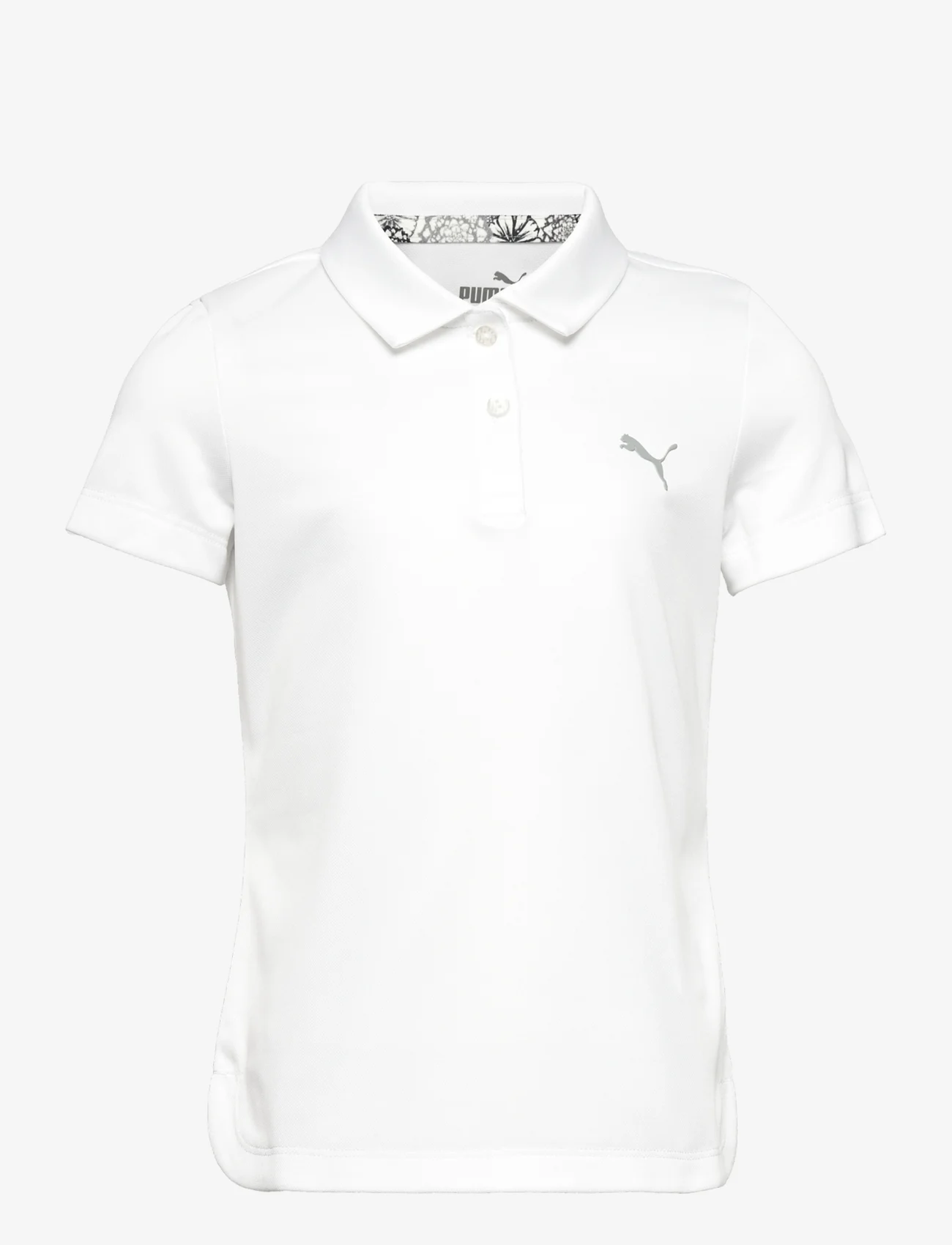 PUMA Golf - Girls Essential Polo - sportoberteile - bright white - 0