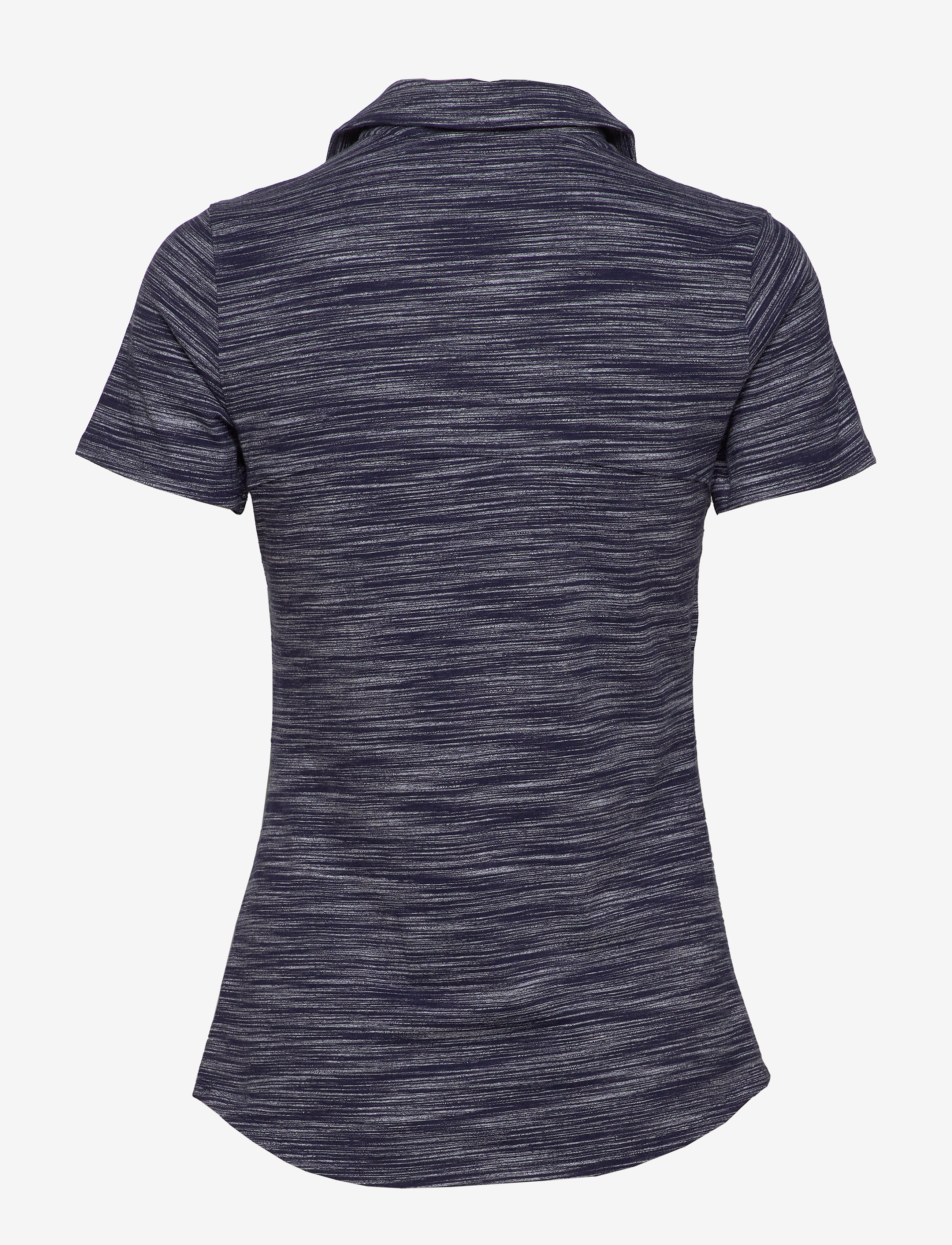 PUMA Golf - W Heather Slub Polo - peacoat heather - 1