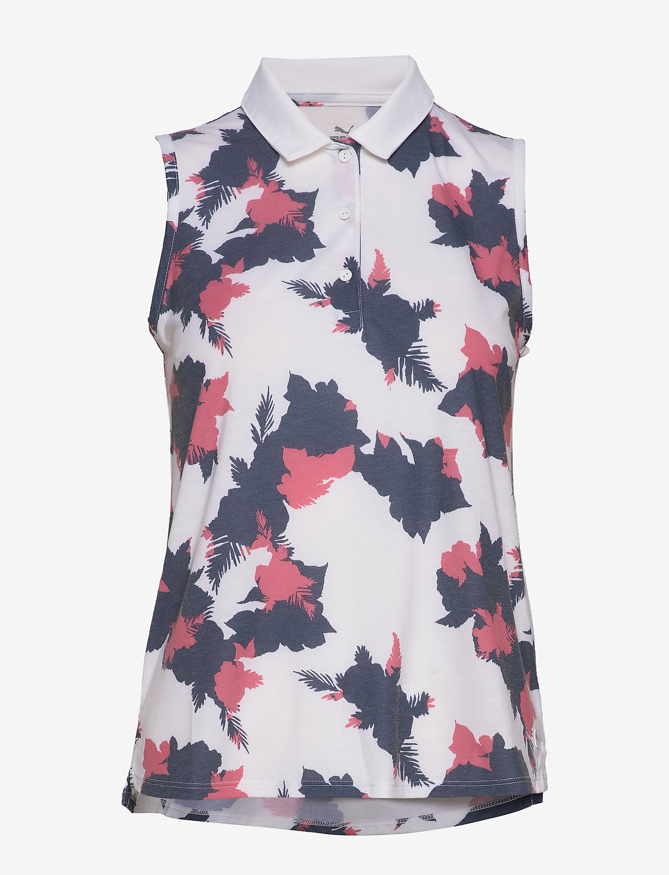 PUMA Golf - Floral Sleeveless Polo - dark denim - 0