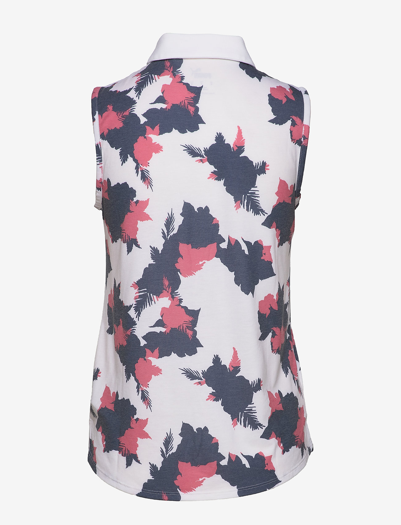 PUMA Golf - Floral Sleeveless Polo - dark denim - 1