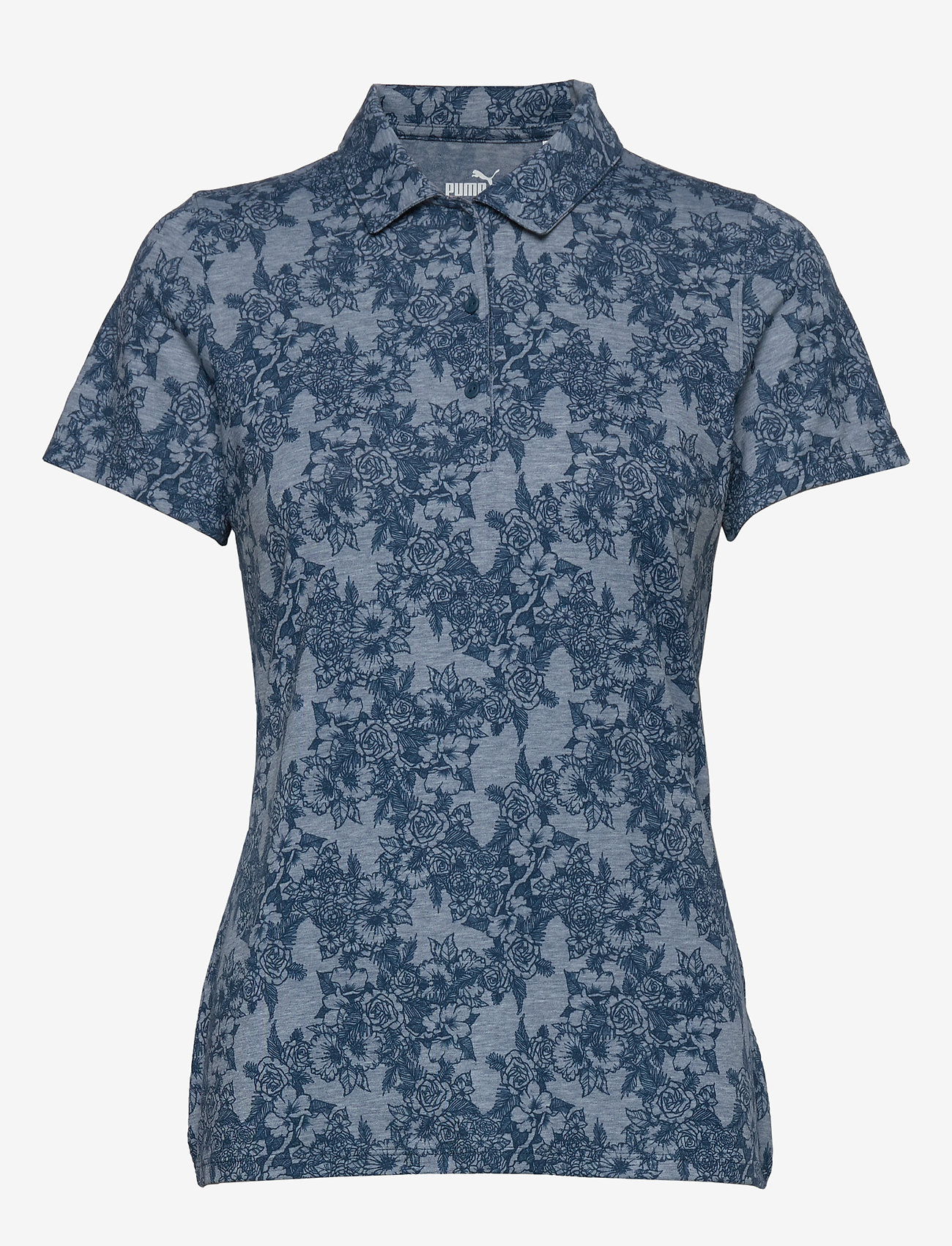 PUMA Golf - W Roses Polo - dark denim - 0