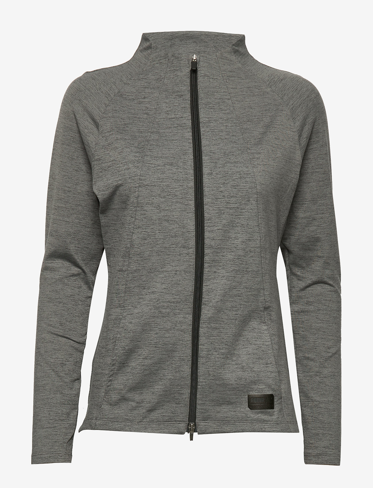 Cloudspun W Warm Up Jacket - PUMA BLACK HEATHER