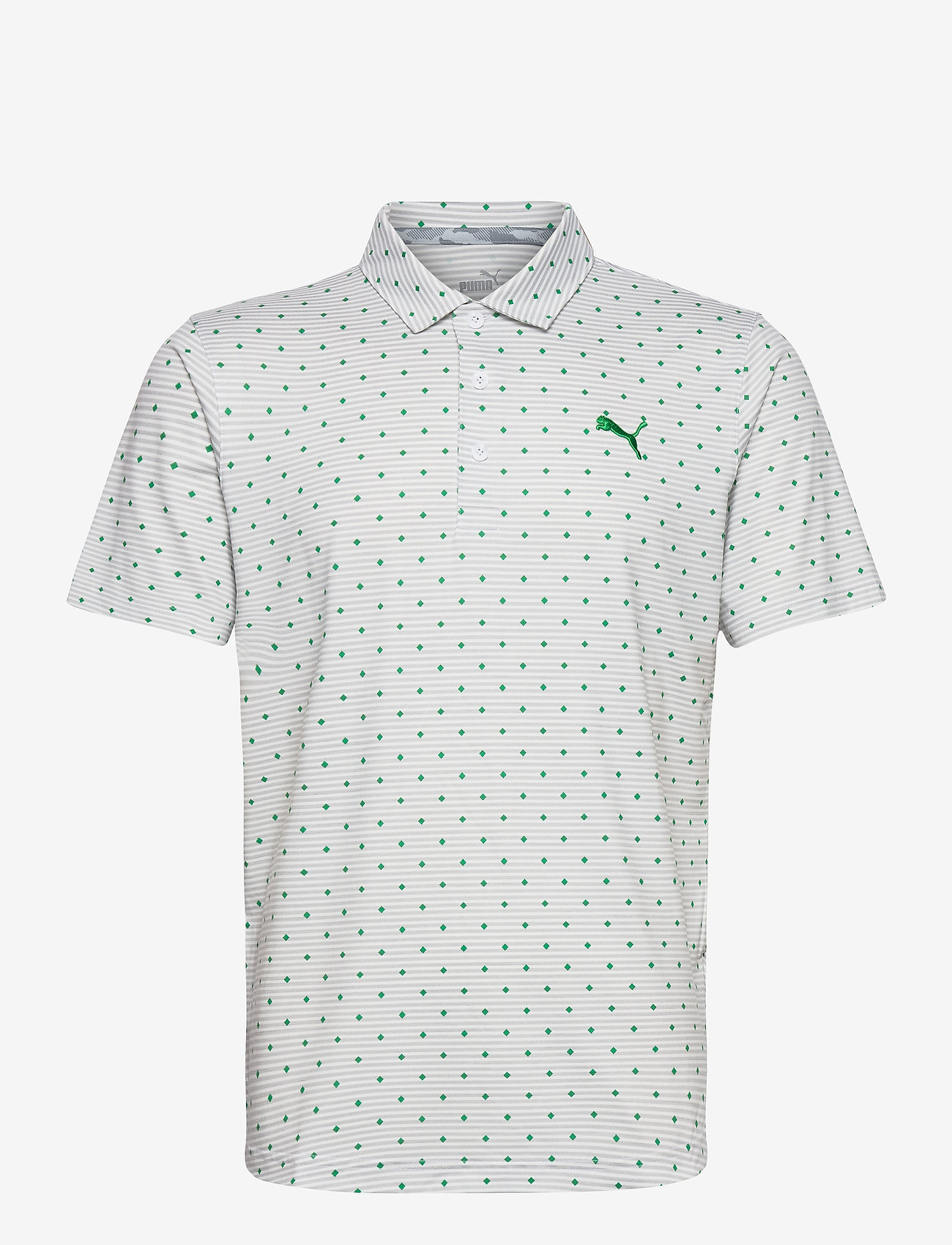 PUMA Golf - Cloudspun Scatter Polo - greenery - 0