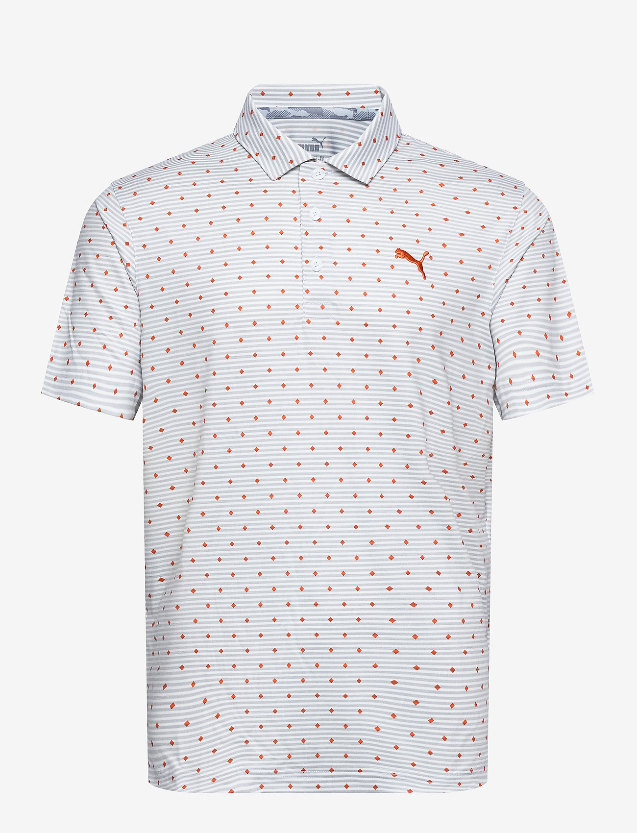 PUMA Golf - Cloudspun Scatter Polo - pureed pumpkin - 0