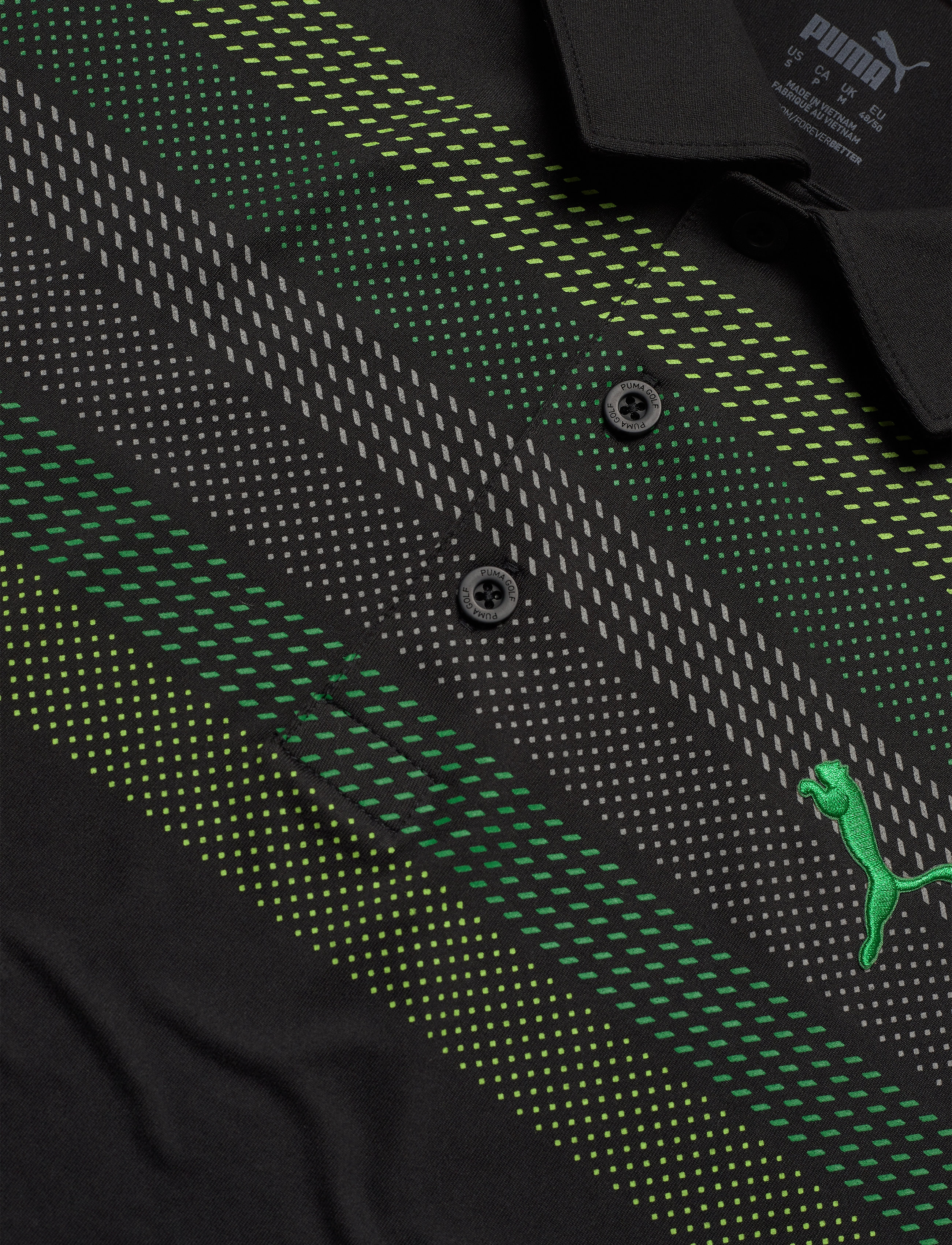 PUMA Golf - Road Map Polo - puma black - 2