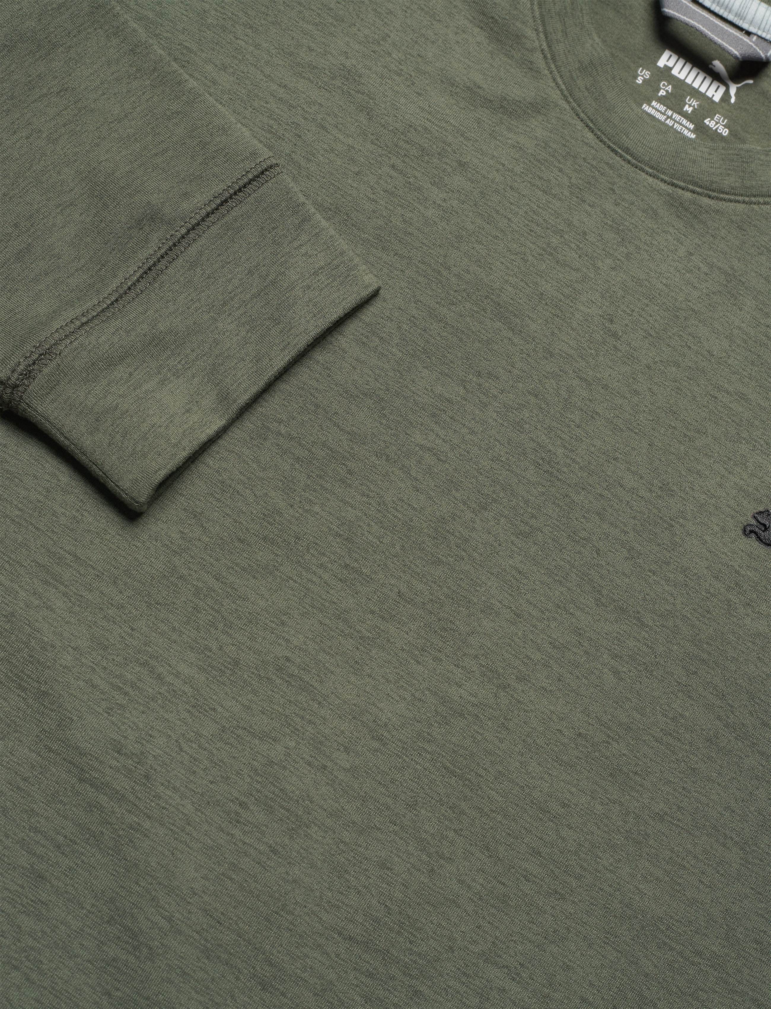 PUMA Golf - Cloudspun Crewneck - thyme heather - 2