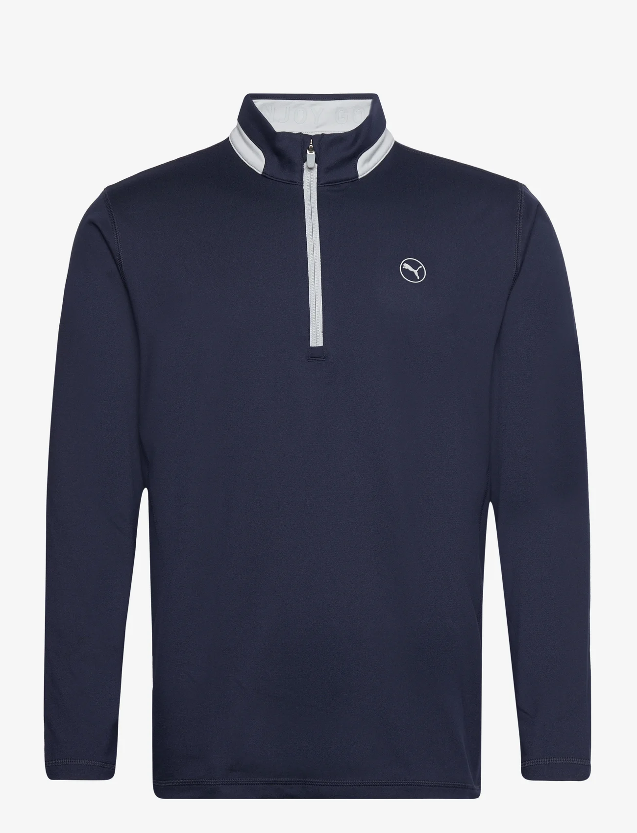 PUMA Golf - Lightweight 1/4 Zip - mid layer jackets - navy blazer-ash gray - 0