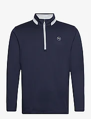 PUMA Golf - Lightweight 1/4 Zip - kurtki polarowe - navy blazer-ash gray - 0