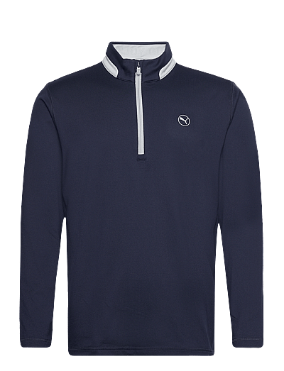 PUMA Golf Lightweight 1/4 Zip - Alussärgid - NAVY BLAZER-ASH GRAY / navy