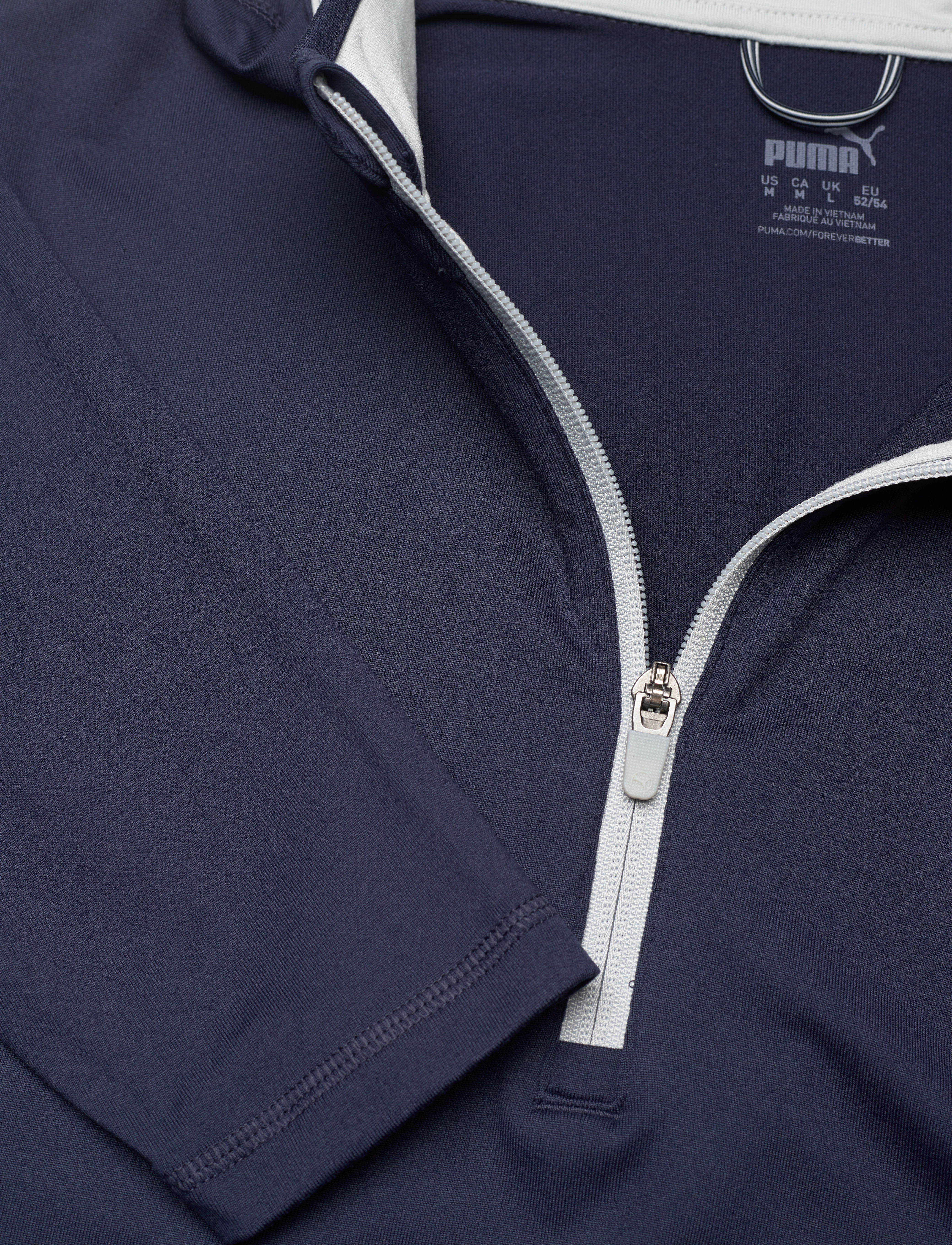 PUMA Golf - Lightweight 1/4 Zip - fleece - navy blazer-ash gray - 2
