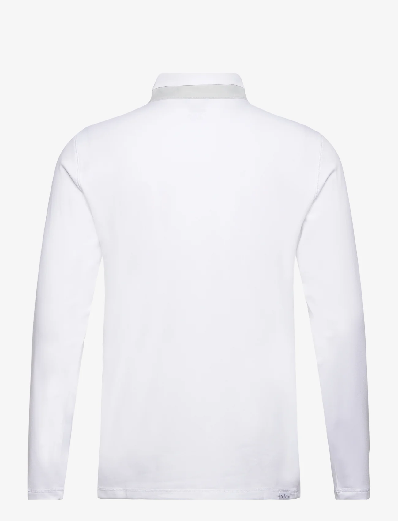 PUMA Golf - Lightweight 1/4 Zip - mid layer jackets - white glow-ash gray - 1