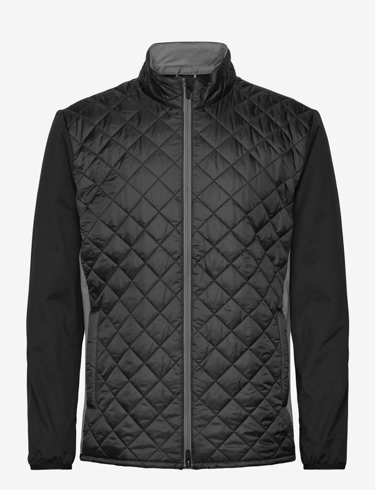PUMA Golf - Frost Quilted Jacket - golfjakker - puma black-slate gray - 0