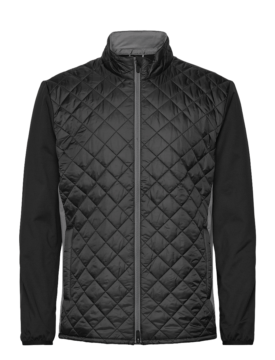 PUMA Golf - Frost Quilted Jacket - kurtki golfowe - puma black-slate gray - 0